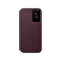 Чохол Samsung Smart Clear View Cover для смартфону Galaxy S22+ (S906) Burgundy