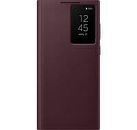 Чохол Samsung Smart Clear View Cover для смартфона Galaxy S22 Ultra (S908) Burgundy