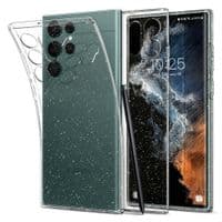 Чохол Spigen для Samsung Galaxy S22 Ultra Liquid Crystal Glitter, Crystal Quartz