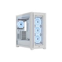 Корпус Corsair iCUE 5000X RGB QL Tempered Glass White (CC-9011233-WW) без БП