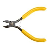 Кусачки-бокорізи TOPEX, прецизійні, розтискаюча пружина, тримач прогумування, антиковзкий, 113 мм