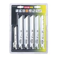 Полотно для шабельної пилки Ryobi RAK06RB, набір 6 шт, для дерева та металу