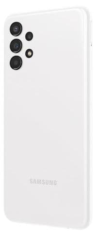 Смартфон Samsung Galaxy A13 SM-A135 3/32GB Dual Sim White (SM-A135FZWUSEK)_UA_; 6.6" (2408x1080) TFT / MediaTek Dimensity 700 / ОЗУ 3 ГБ / 32 ГБ вбудованої + microSD до 1 ТБ / камера 50+5+2+2 Мп + 8 Мп / 4G (LTE) / Bluetooth, Wi-Fi, NFC / GPS, A-GPS, GLONASS, Beidou, Galileo, QZSS/ОС Android 11.0/165.1х76.4х8.8 мм, 195 г/5000 мАг/білий