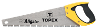 Ножівка по дереву TOPEX "Aligator", полотно 400 мм, 7TPI, 490 мм