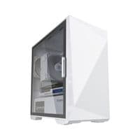 Корпус Zalman Z1 ICEBERG, MidT, 1xUSB2.0, 2xUSB3.0, 3x120 мм, закаленное стекло (боковая панель), без БП,белый