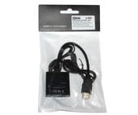 Адаптер STLab HDMI male (PC/laptop) - VGA F(Monitor) для подкл. PS3/PS4, аудио и кабель USB в компл.