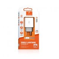 Зарядний пристрій SkyDolphin SC38T (1USBx2.4A) White (MZP-000182) + кабель Lightning