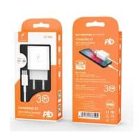 Зарядний пристрій SkyDolphin SC18EL PD2.0 (1USB-C, 3A) White (MZP-000156) + кабель Lightning