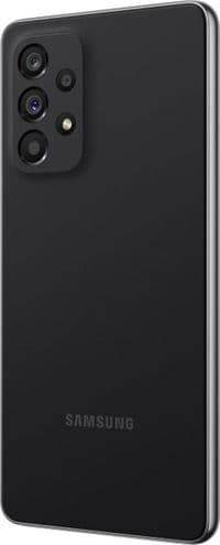 Смартфон Samsung Galaxy A53 5G SM-A536 8/256GB Dual Sim Black_; 6.5" (2400x1080) Super AMOLED / Samsung Exynos 1280 / ОЗУ 8 ГБ / 256 ГБ вбудованої + microSD до 1 ТБ / камера 64+12+5+5 Мп + 32 Мп / 5G / Bluetooth, Wi-Fi, NFC / GPS, GLONASS, Beidou, Galileo / ОС Android 12.0 / 159.6x74.8x8.1 мм, 189 г / 5000 мАг / чорний