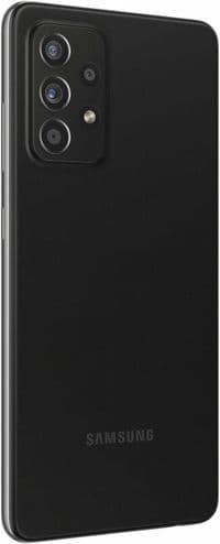 Смартфон Samsung Galaxy A52 5G SM-A526 6/128GB Dual Sim Black_; 6.5" (2400х1080) Super AMOLED / Samsung Exynos 750G / ОЗУ 6 ГБ / 128 ГБ встроенной + microSD до 1 ТБ / камера 64+12+5+5 Мп + 32 Мп / 5G / Bluetooth, Wi-Fi, NFC / GPS, A-GPS, GLONASS, Beidou, Galileo / ОС Android 11.0 / 159.9x75.1x8.4 мм, 189 г / 4500 мАч / черный
