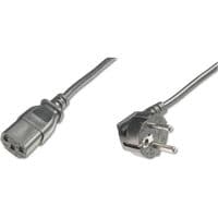 Мережевий шнур Digitus (Schuko90/M - C13/F) 5.0m, black