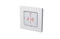 Терморегулятор Danfoss Icon Display, +5...35° C, електронний, дротовий, вбудований, 230V, білий