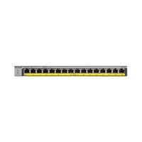 Комутатор NETGEAR GS116LP 16x1GE PoE+(76Вт), FlexPoE, некерований
