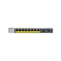 Комутатор NETGEAR GS110TPv3 8xGE PoE+ (55Вт), 2xGE SFP, керований L2