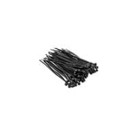 Хомут-стяжка Top Tools, чорний, 2.5x100 мм, пластик, 100 шт.