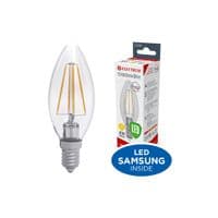 Лампочка Electrum С37 4W GL LC-33/4F Е14 3000K Rf Elegant (A-LC-1942)