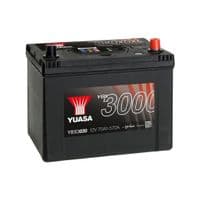 Автомобильный аккумулятор Yuasa 12V 72Ah SMF Battery (YBX3030)