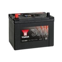 Автомобильный аккумулятор Yuasa 12V 72Ah SMF Battery (YBX3031)