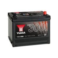 Автомобильный аккумулятор Yuasa 12V 72Ah SMF Battery (YBX3068)