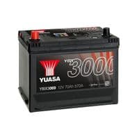 Автомобильный аккумулятор Yuasa 12V 72Ah SMF Battery (YBX3069)