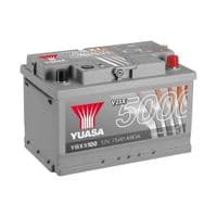 Автомобільний акумулятор Yuasa 12V 75Ah Silver High Performance Battery (YBX5100)