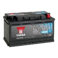 Автомобільний акумулятор Yuasa 12V 80Ah AGM Start Stop Plus Battery (YBX9115)