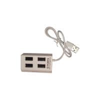 Концентратор USB 2.0 AtCom TD4004 White 4 ports (10724)
