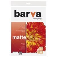 Фотопапір Barva, матовий, A4, 105 г/м², 100 арк, серія "Everyday" (IP-AE105-313)