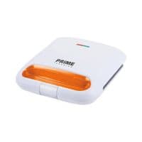 Бутербродница PRIME Technics PMM 107 W, White, 700W, тип пластин: треугольные сэндвичи 4шт, антипригарное покрытие, индикатор готовности