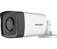 Камера зовнішня HDTVI Hikvision DS-2CE17D0T-IT5F (6 мм), 2 Мп, CMOS, 1080p/30 fps, 0.01 Lux, ІЧ підсвічування до 80 м, IP67, 217х79х75 мм