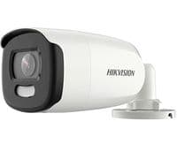 Камера HDTVI Hikvision DS-2CE12HFT-F (3.6 мм), 5 Мп, CMOS, 1944p/25 fps, 0.0005 Lux, ІЧ підсвічування до 40 м, IP67, 220х82х77 мм