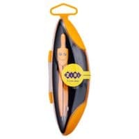 Циркуль ZiBi NEON START, у тв. футляр, зап.грифель, оранжевий, KIDS Li (ZB.5323NS-08)