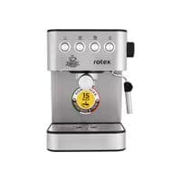 Рожевая кофеварка эспрессо Rotex RCM850-S