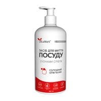 Засіб для ручного миття посуду DeLaMark з іонами срібла Сладкий апельсин 500 мл (4820152330994)