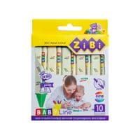 Олівці кольорові ZiBi Baby line Jumbo трикутні воскові 10 шт (ZB.2482)