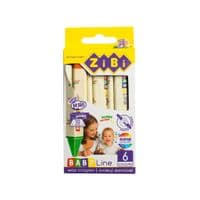 Олівці кольорові ZiBi Baby line Jumbo трикутні воскові 6 шт (ZB.2483)
