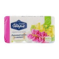 Твердое мыло Grand Шарм Липовый цвет и акация 5 х 70 г (4820195500521)