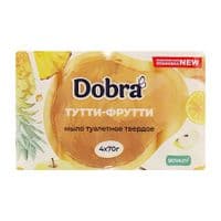 Твердое мыло Dobra Тутти-фрутти 4 x 70 мл (4820195504161)
