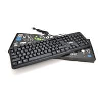 Клавиатура Merlion KB-Zero USB, длина кабеля 135 см, (Eng/Укр/Рус), (460х158х33 мм) Black, 104к