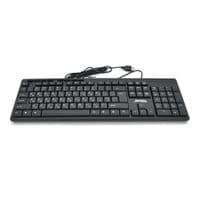 Клавиатура Jedel K52, USB, длина кабеля 170см, (Eng/Укр/Рус), (483х188х35 мм) Black, 104к