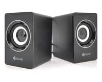Колонки 2.0 Kisonli A-707 Black, 2 x 3 Вт, пластиковий корпус, USB + 3.5mm