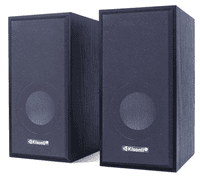 Колонки 2.0 Kisonli T-004 Black, 2 x 3 Вт, МДФ, USB + 3.5mm
