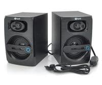 Колонки 2.0 Kisonli T-010 Black, 2 x 3 Вт, пластиковий корпус, USB + 3.5mm