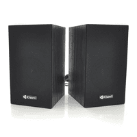 Колонки 2.0 Kisonli T-011 Black, 2 x 3 Вт, МДФ, USB + 3.5mm