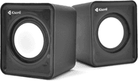 Колонки 2.0 Kisonli V310 Black, 2 x 1.5 Вт, пластиковий корпус, USB + 3.5mm