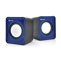 Колонки 2.0 Kisonli V310 Black/Blue, 2 x 1.5 Вт, пластиковий корпус, USB + 3.5mm