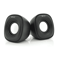 Колонки 2.0 Kisonli V350 Black, 2 x 1.5 Вт, пластиковий корпус, USB + 3.5mm