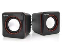 Колонки 2.0 Kisonli V400 Black, 2 x 1.5 Вт, пластиковий корпус USB + 3.5mm