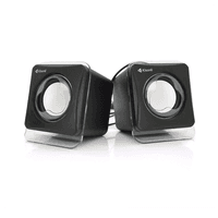 Колонки 2.0 Kisonli V410 Black, 2 x 1.5 Вт, пластиковий корпус, USB + 3.5mm