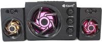 Колонки 2.1 Kisonli TM-8000A Black, 5 Вт + 2 x 3 Вт, с сабвуфером, bluetooth, питание 220V + 3.5mm